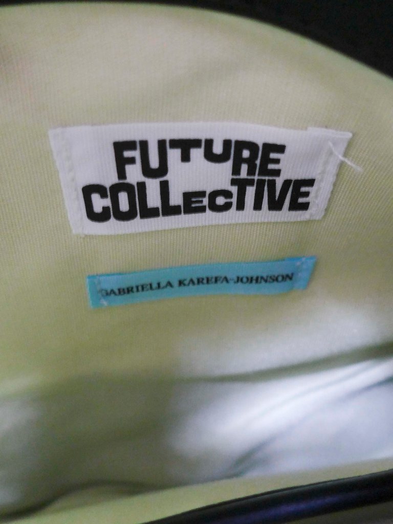Future Collective Black Croissant Clutch Handbag — image 7 of 8